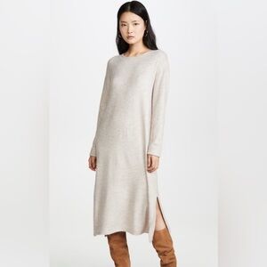 Line & Dot Calli Sweater Dress in Taupe